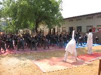 Asana Pranayama Dhyana Prakriya in Sphoorthi Vidya